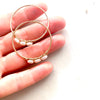Eden - wrapped hoops - 14ct Gold fill