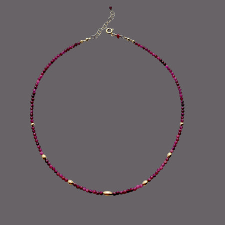 Ruby beads