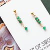 Emerald studs