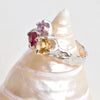 Rockpool - pink garnet, citrine & amethyst