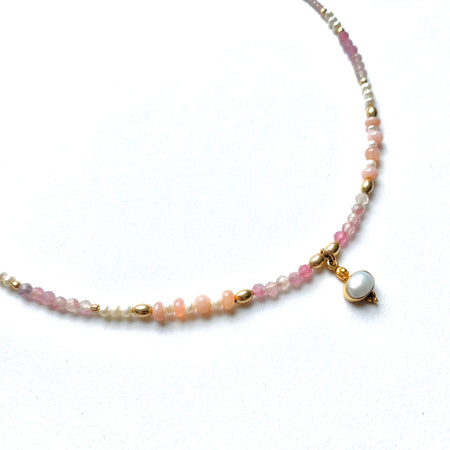 Hera - pink opal