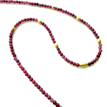 Ruby beads