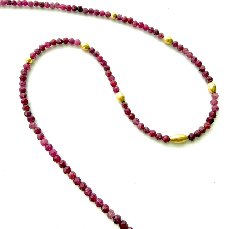 Ruby beads