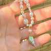 Rainbow kelp shell necklace