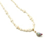 Rainbow kelp shell necklace