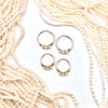 Eden - wrapped hoops - 14ct Gold fill